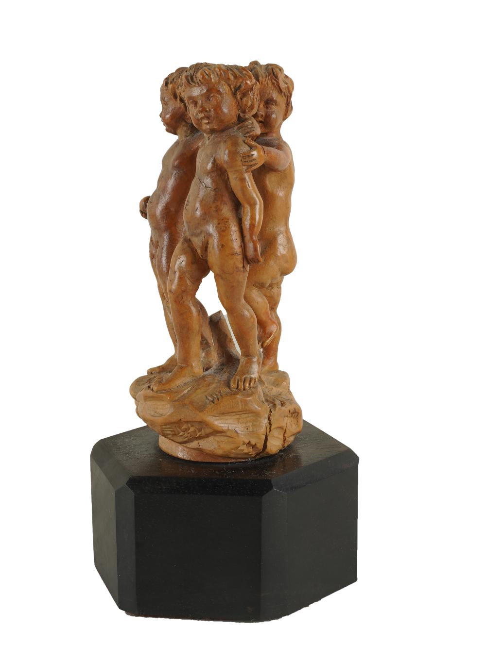 CONTINENTAL CARVED WOOD FIGURAL 33127a