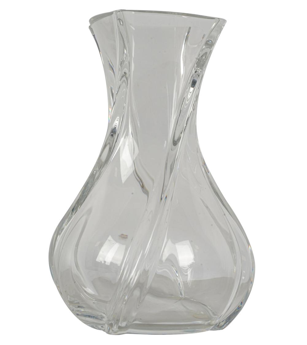 BACCARAT CRYSTAL VASEmarked; Condition: