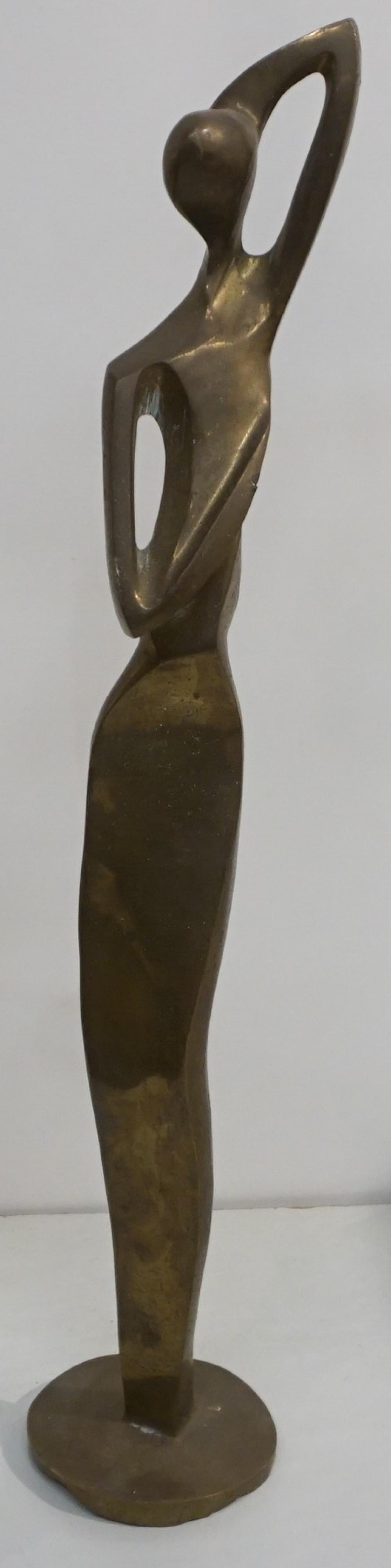CONTEMPORARY BRASS ABSTRACT FIGURE 331376