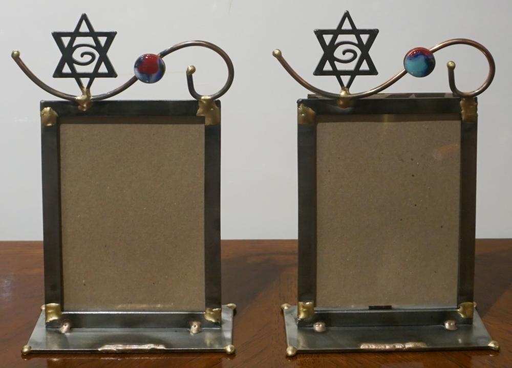 PAIR STAR OF DAVID METAL MOUNTED 331388