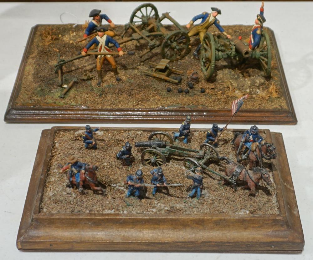 TWO REVOLUTIONARY AND CIVIL WAR MINIATURE