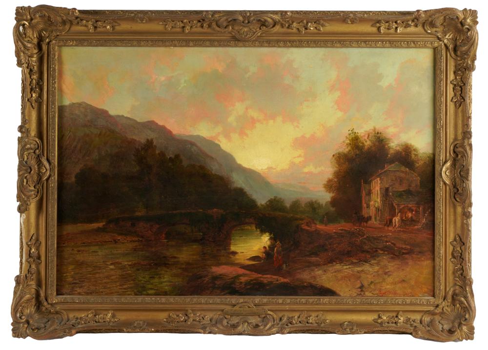 GEORGE HICKEY: "EVENING"oil on