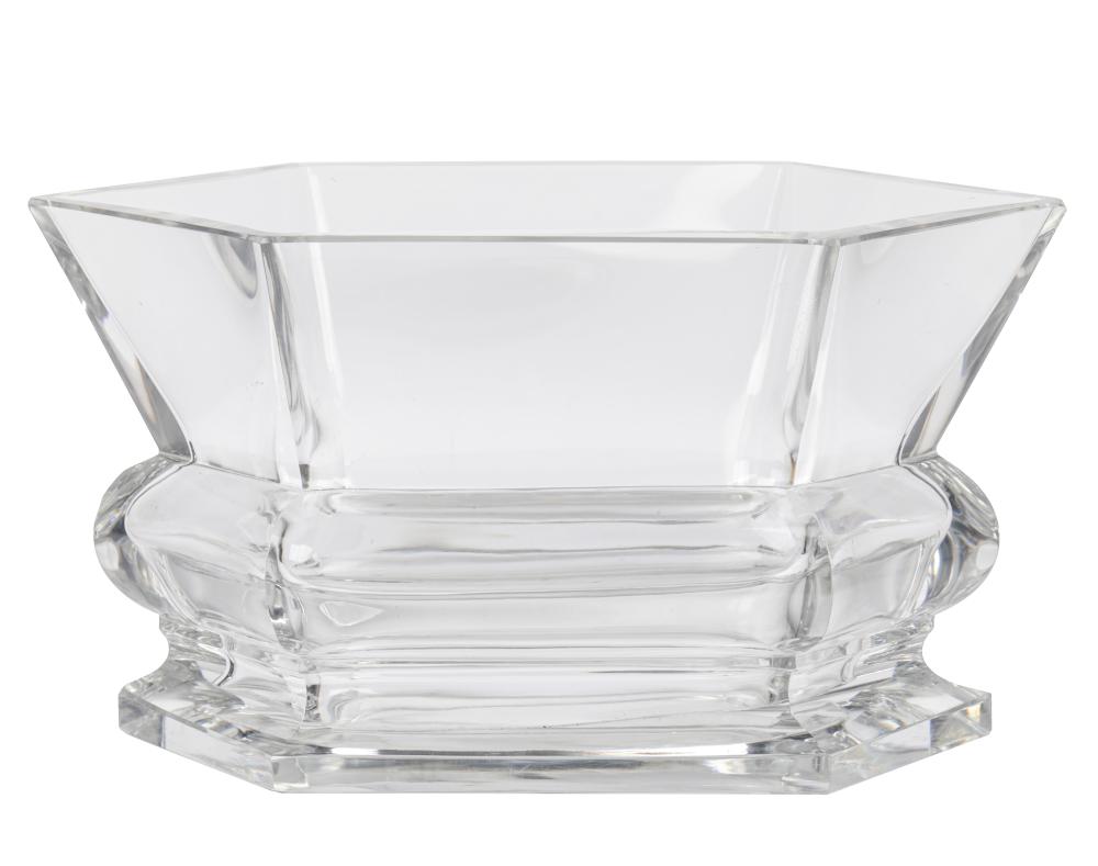 BACCARAT CRYSTAL CENTER BOWLmarked  331400