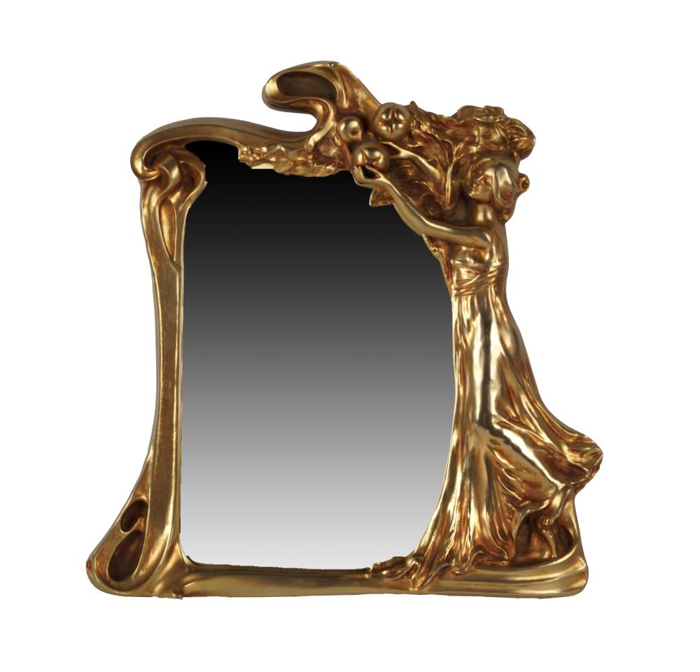 ART NOUVEAU STYLE GILT METAL WALL 331404