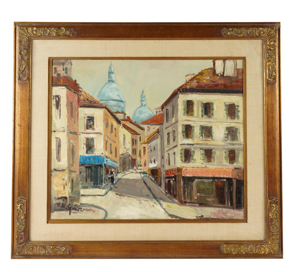 20TH CENTURY: PARISIAN STREET1965; oil