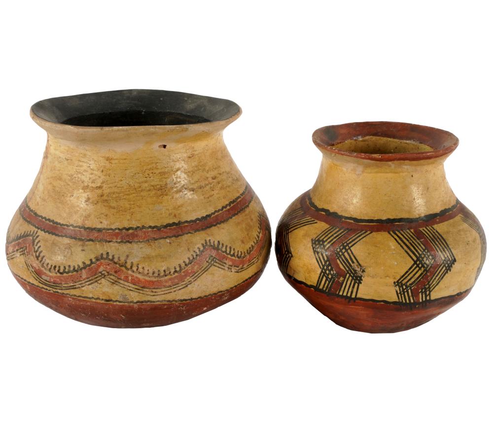 TWO NATIVE AMERICAN PAINTED POTTERY 331443