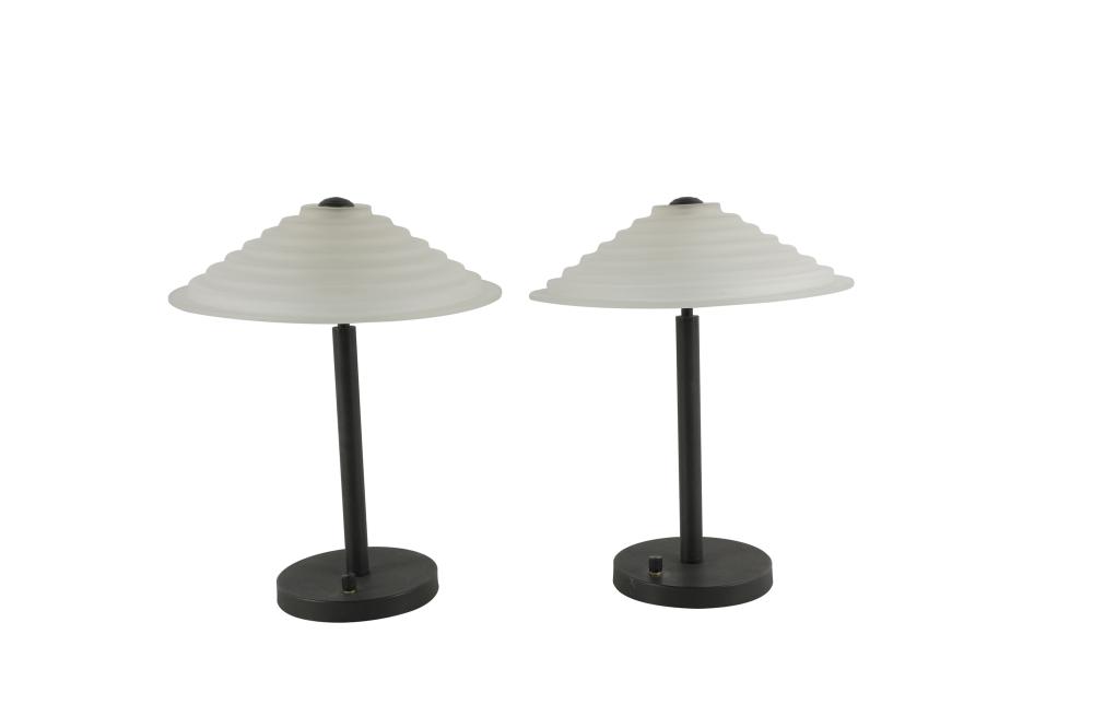 PAIR OF ART DECO STYLE TABLE LAMPS21st 3314a5