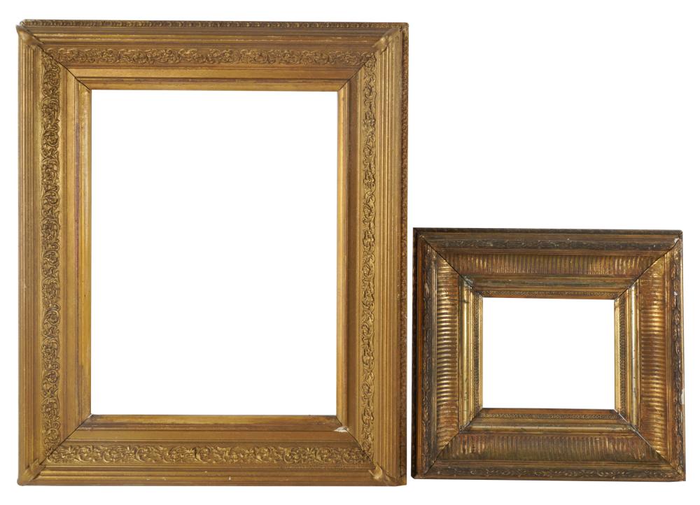 TWO CARVED GILTWOOD GESSO FRAMESthe 3314b4