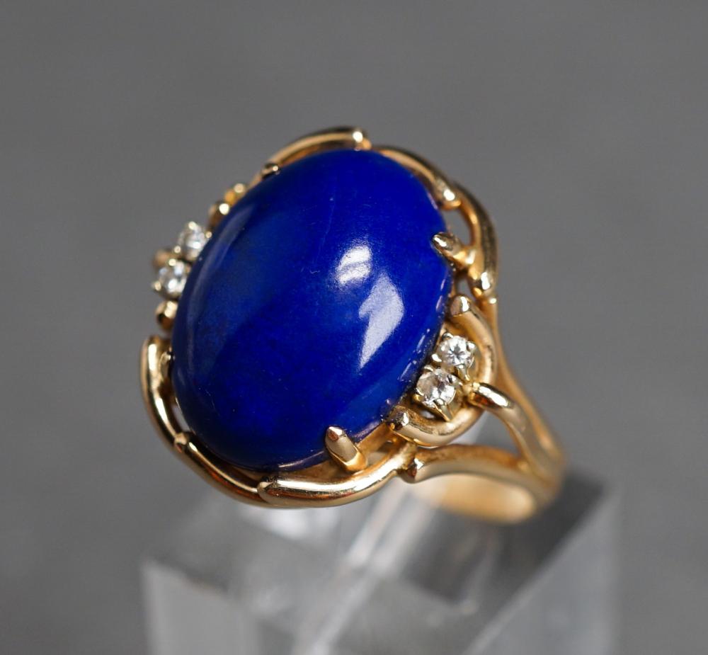 14 KARAT YELLOW GOLD LAPIS LAZULI 3314c1