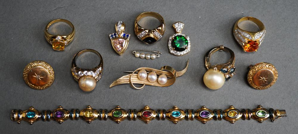 COLLECTION OF GOLD FILLED AND FASHION