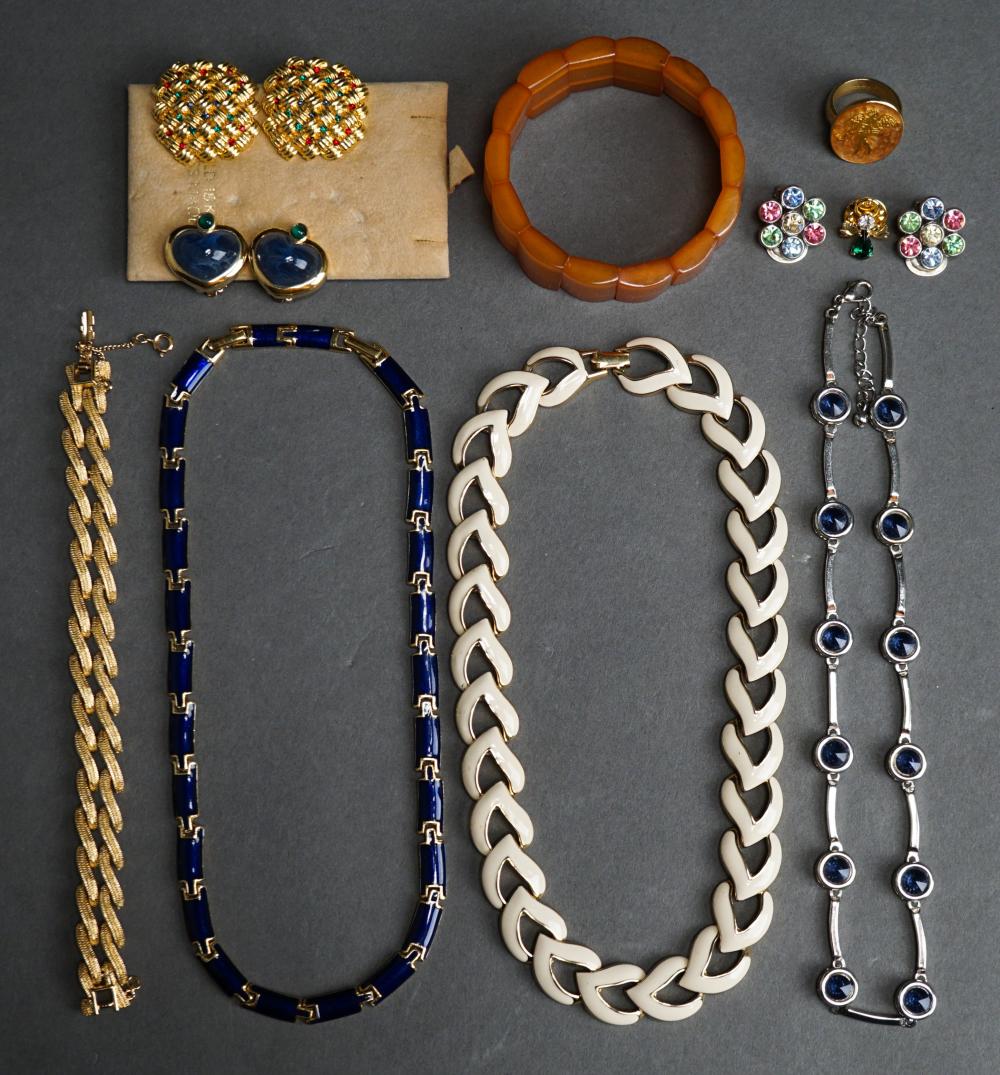 COLLECTION OF COSTUME NECKLACES,