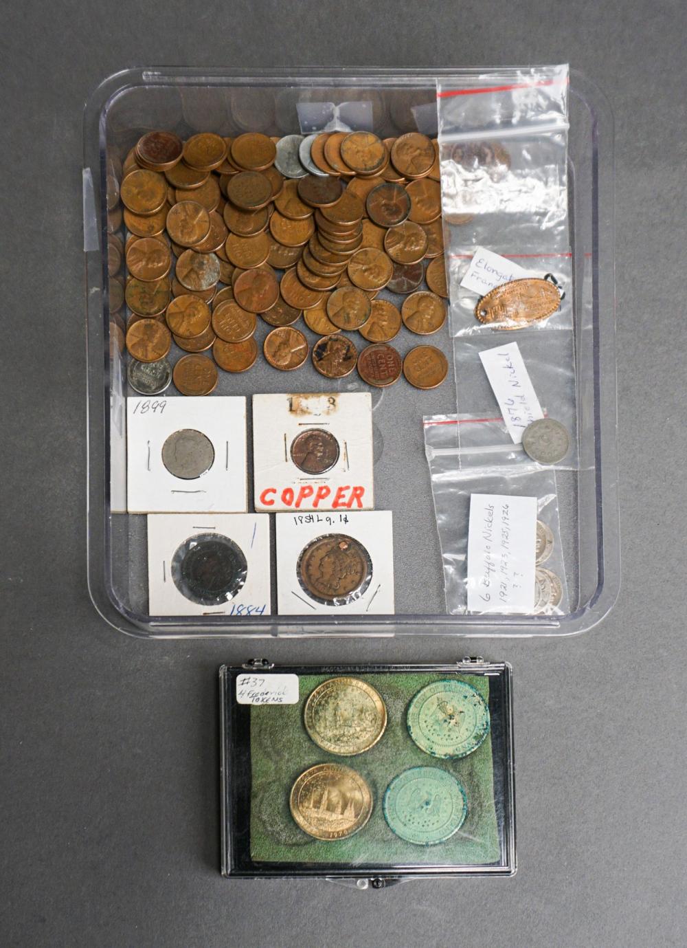 COLLECTION OF U.S. COINS AND TOKENSCollection