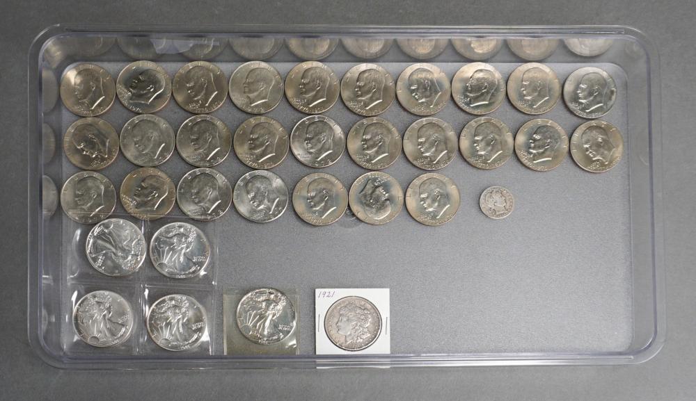 COLLECTION OF 27 EISENHOWER DOLLARS,