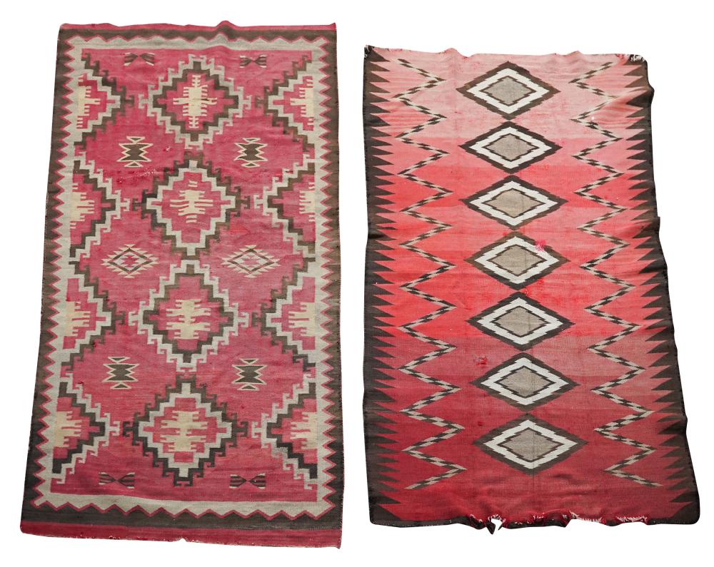 TWO NAVAJO RUGSwool Condition  331520