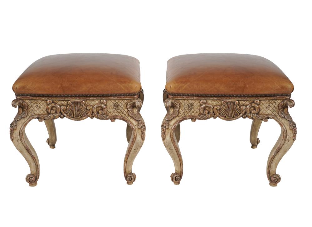 PAIR OF ROCOCO STYLE STOOLSafter 331524