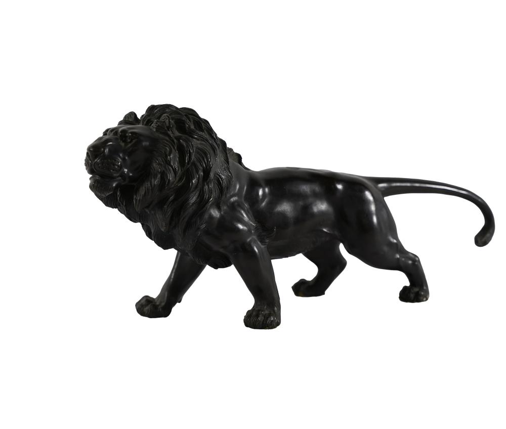 JAPANESE BRONZE LION FIGUREMeiji 331537