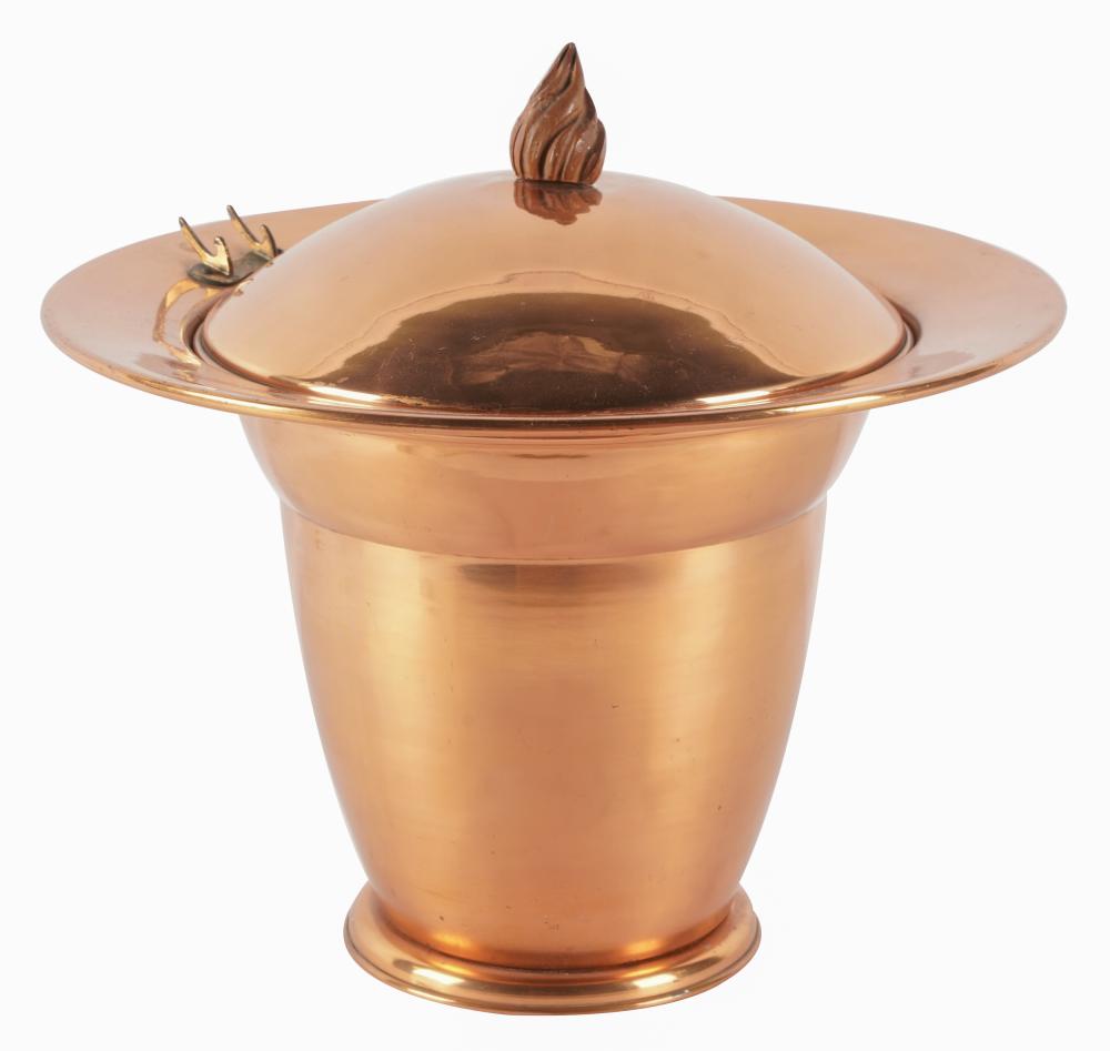 MODERN COPPER ICE BUCKETwith cover