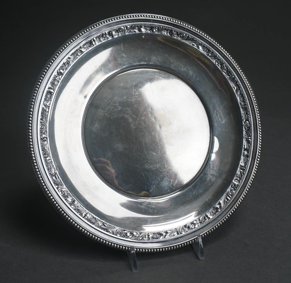 AMERICAN STERLING SILVER CAKE PLATE  331548