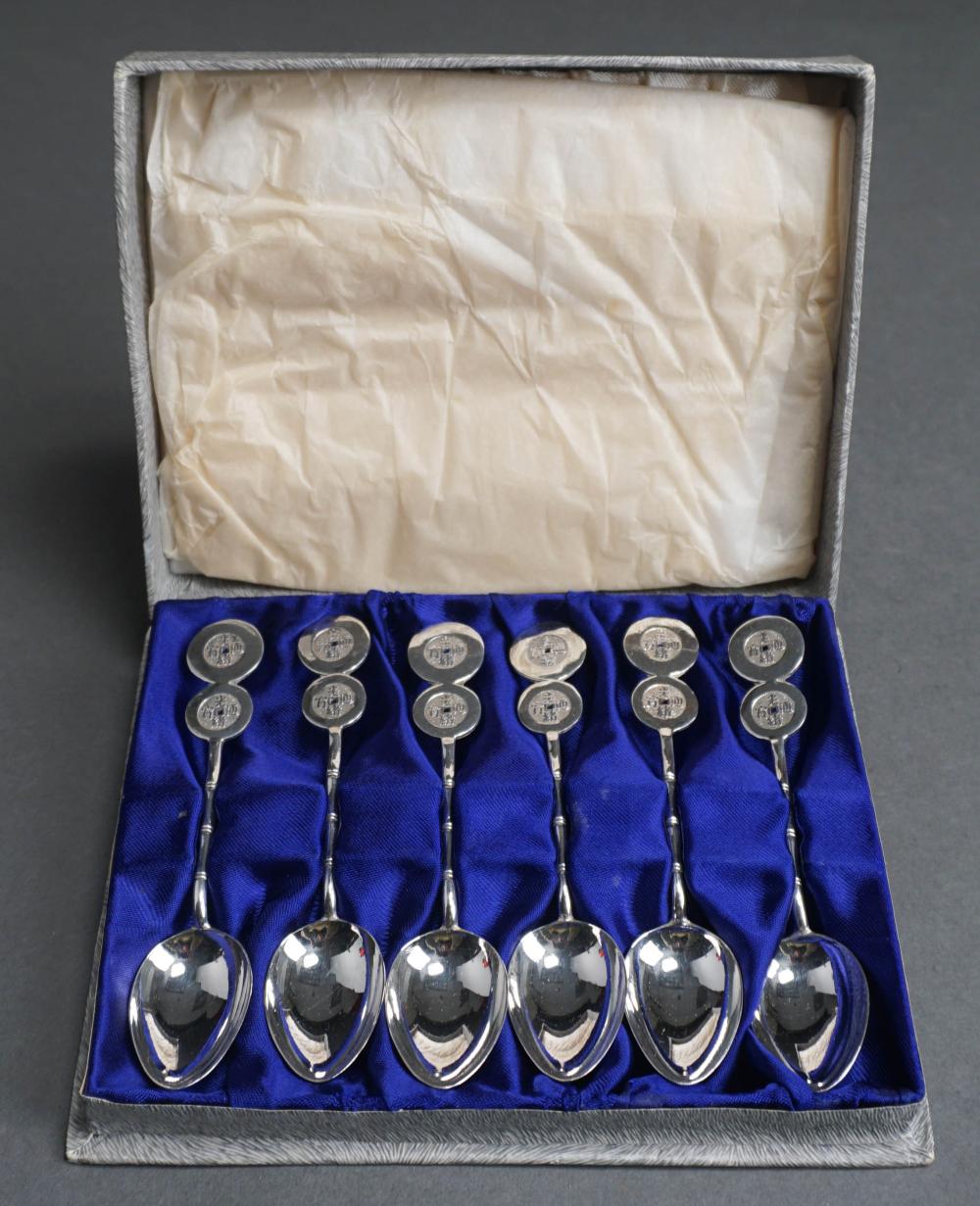 SET OF SIX HONG KONG STERLING SILVER