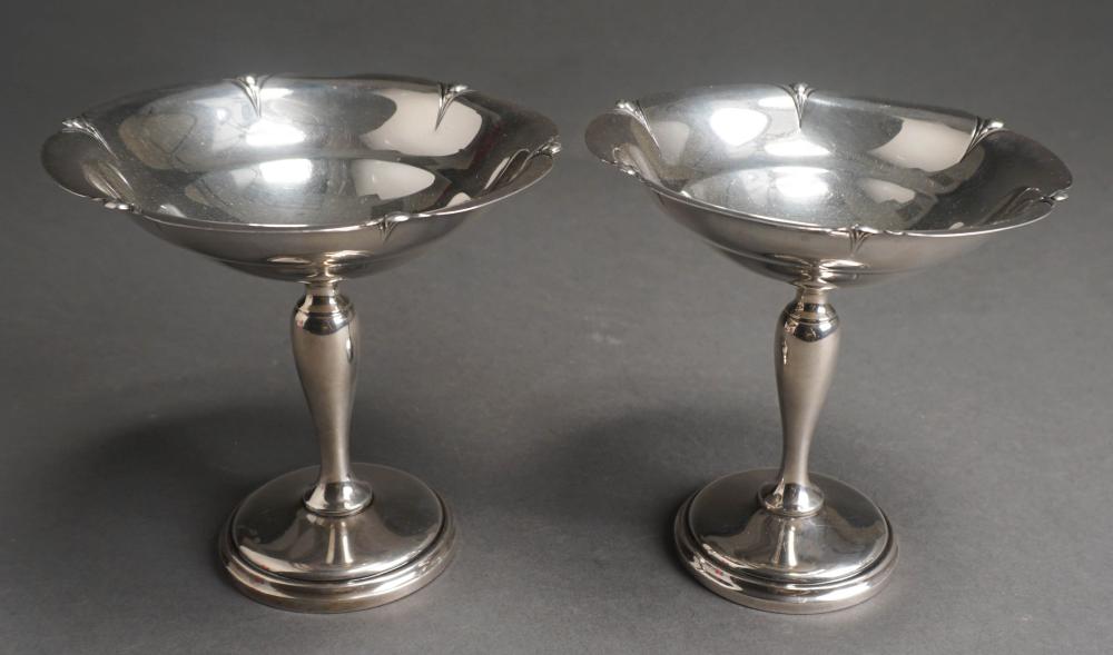 PAIR WEBSTER STERLING SILVER COMPOTES  331576