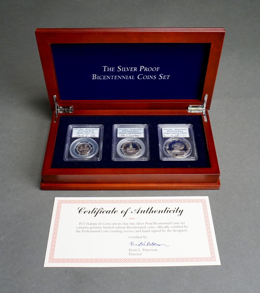 THE SILVER PROOF BICENTENNIAL COINS 3315ac