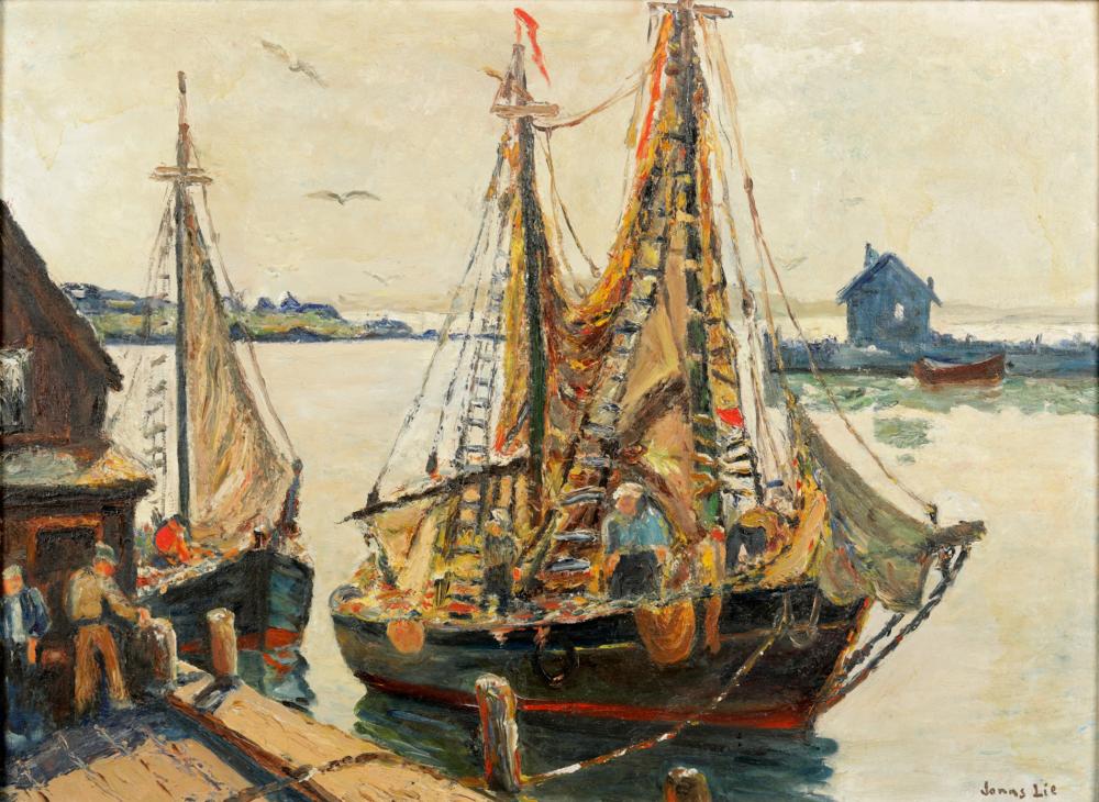 20TH CENTURY: "SAFE HARBOR"oil