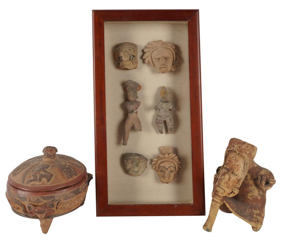 COLLECTION OF PRECOLUMBIAN POTTERYcomprising