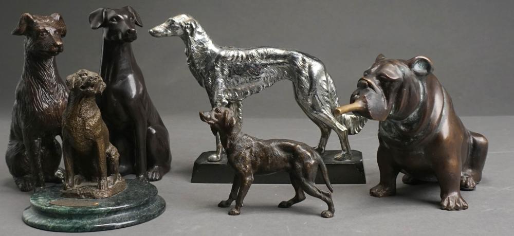 COLLECTION OF METAL FIGURES OF DOGSCollection