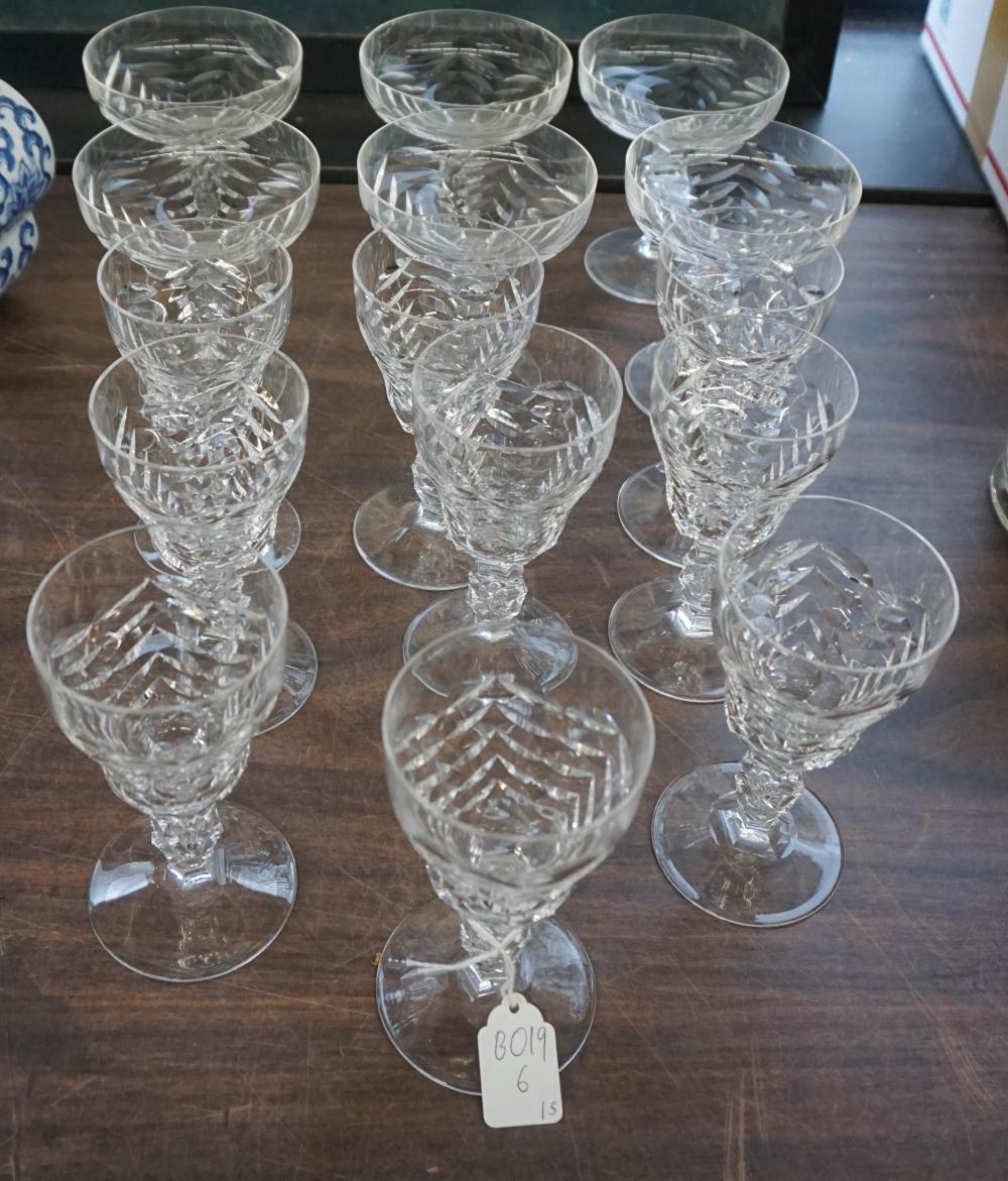 CRYSTAL 15-PIECE STEMWARE SETCrystal