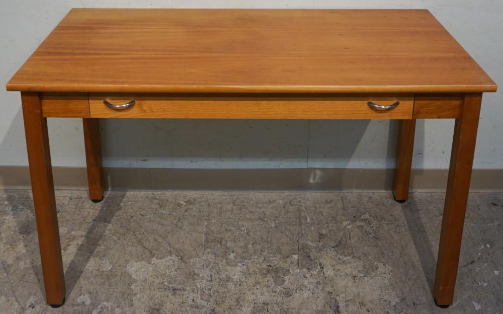 MODERN CHERRY DESK 29 1/4 X 46