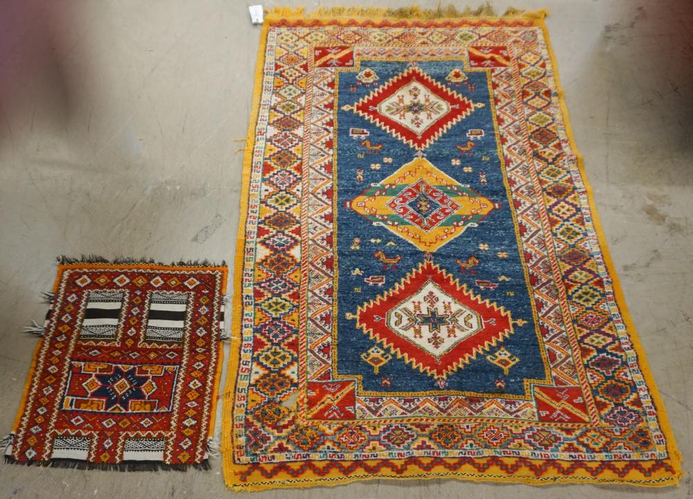 TWO TURKISH RUGS LARGER: 7 FT 7