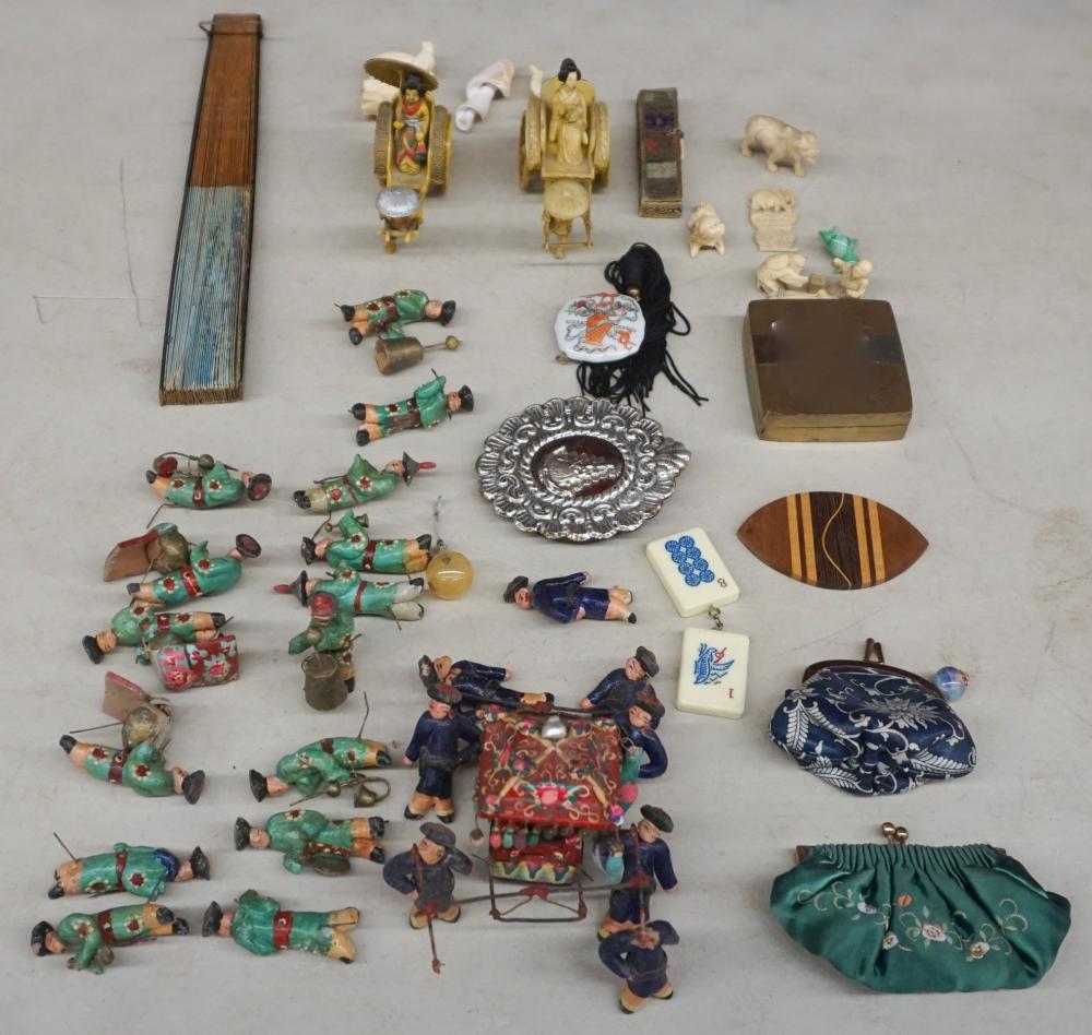 COLLECTION OF CHINESE FIGURINES AND