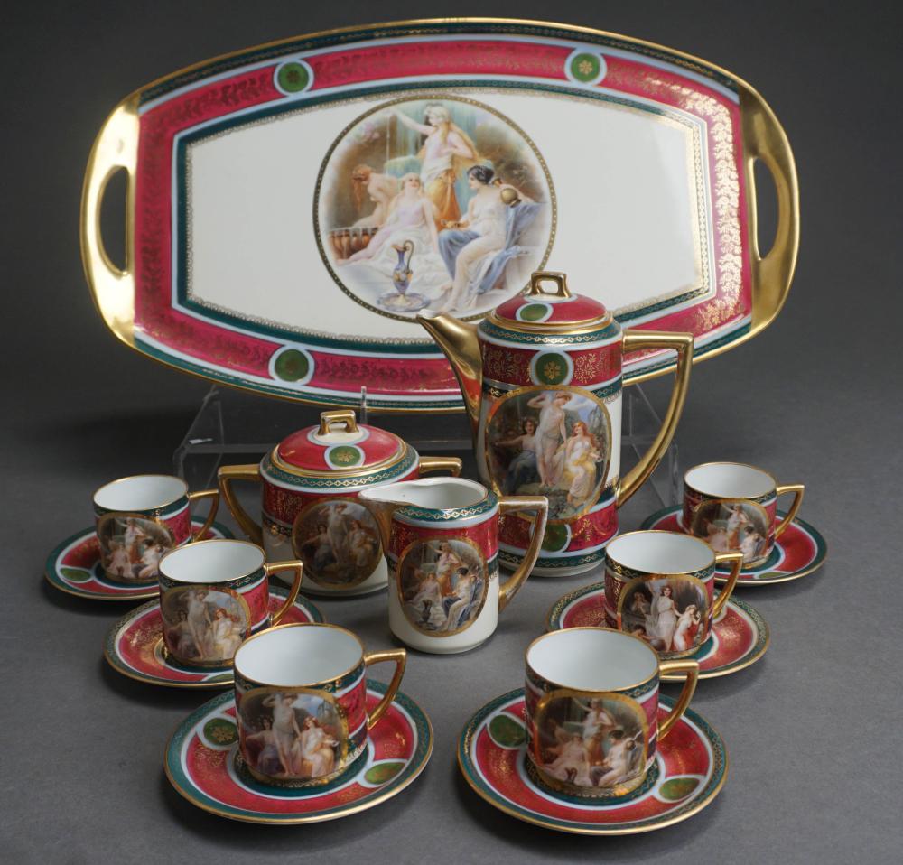 CZECHOSLOVAKIA HAND PAINTED PORCELAIN