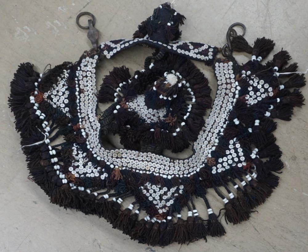 AFGHAN BUTTON AND BEAD DECORATED 331737