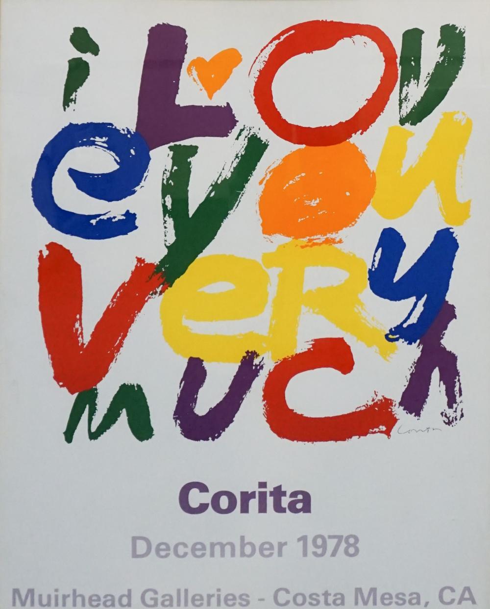 CORITA EXHIBITION POSTER FROM MUIRHEAD