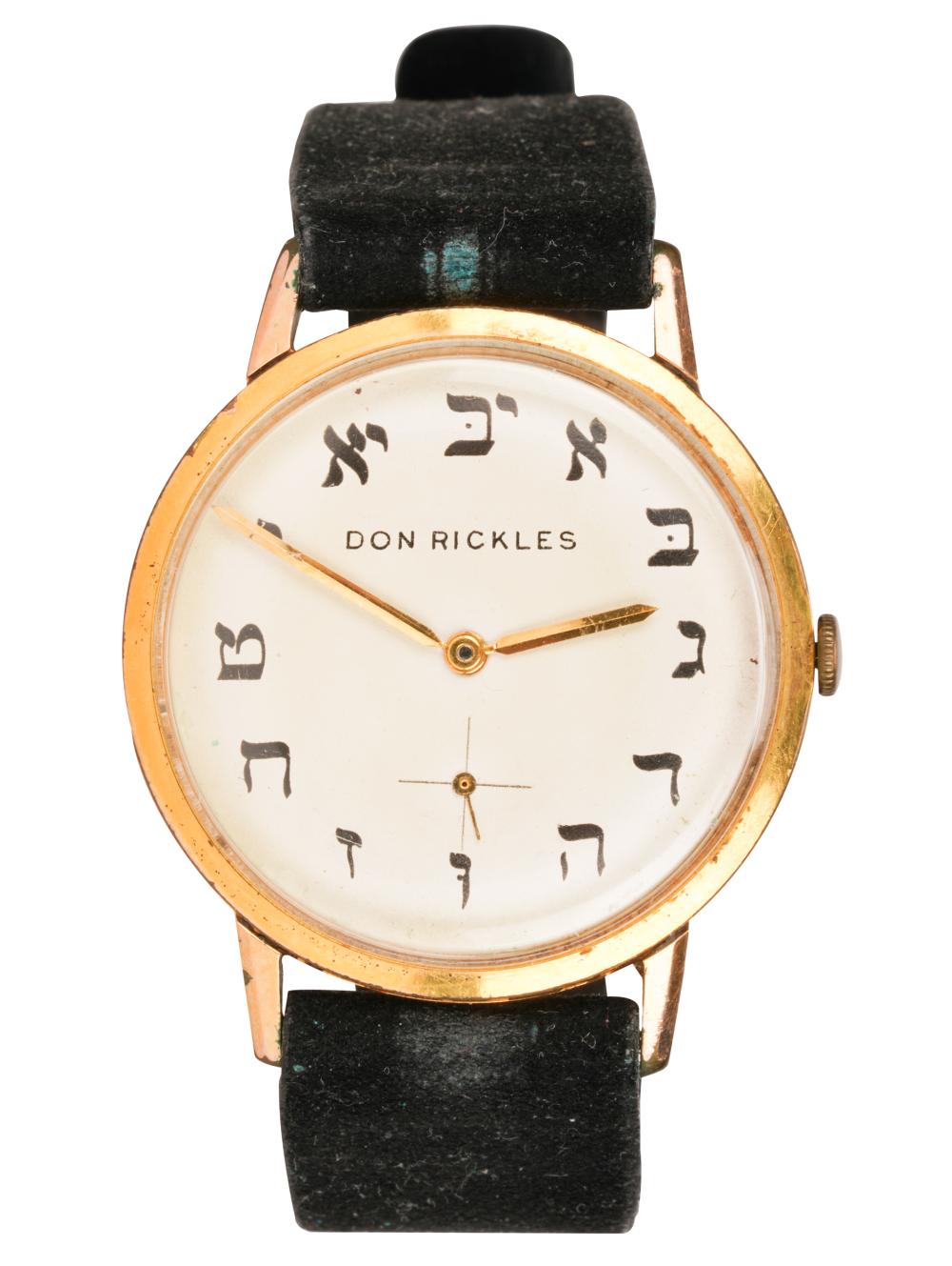 DON RICKLES GOLD PLATE WATCHwith 3317df