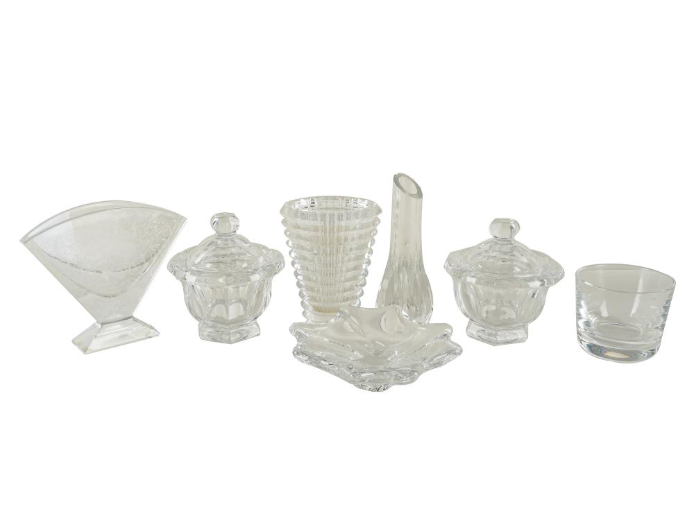 GROUP OF BACCARAT CRYSTAL ARTICLESeach