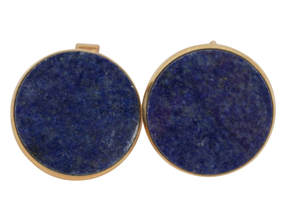 PAIR OF 14 KARAT YELLOW GOLD &