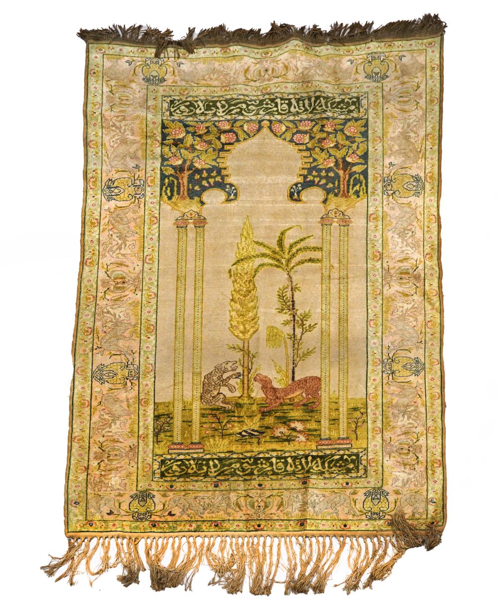 TURKISH PANDAMA PRAYER RUGsilk  331844