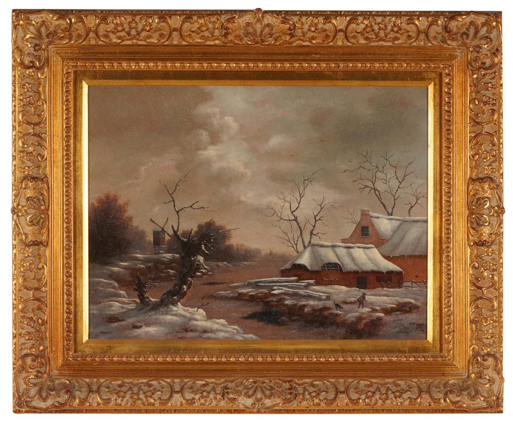 20TH CENTURY WINDMILLS IN WINTER 33184e