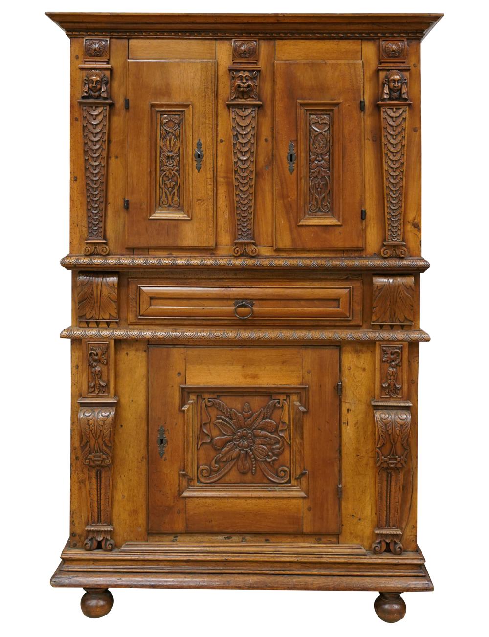 RENAISSANCE STYLE CARVED WALNUT 331897