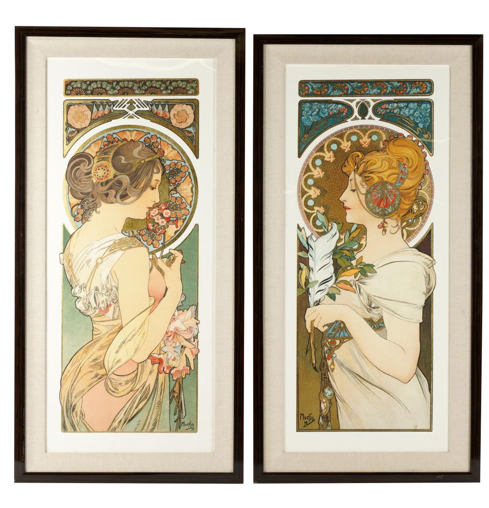 AFTER ALPHONSE MUCHA: "PLUME" ET