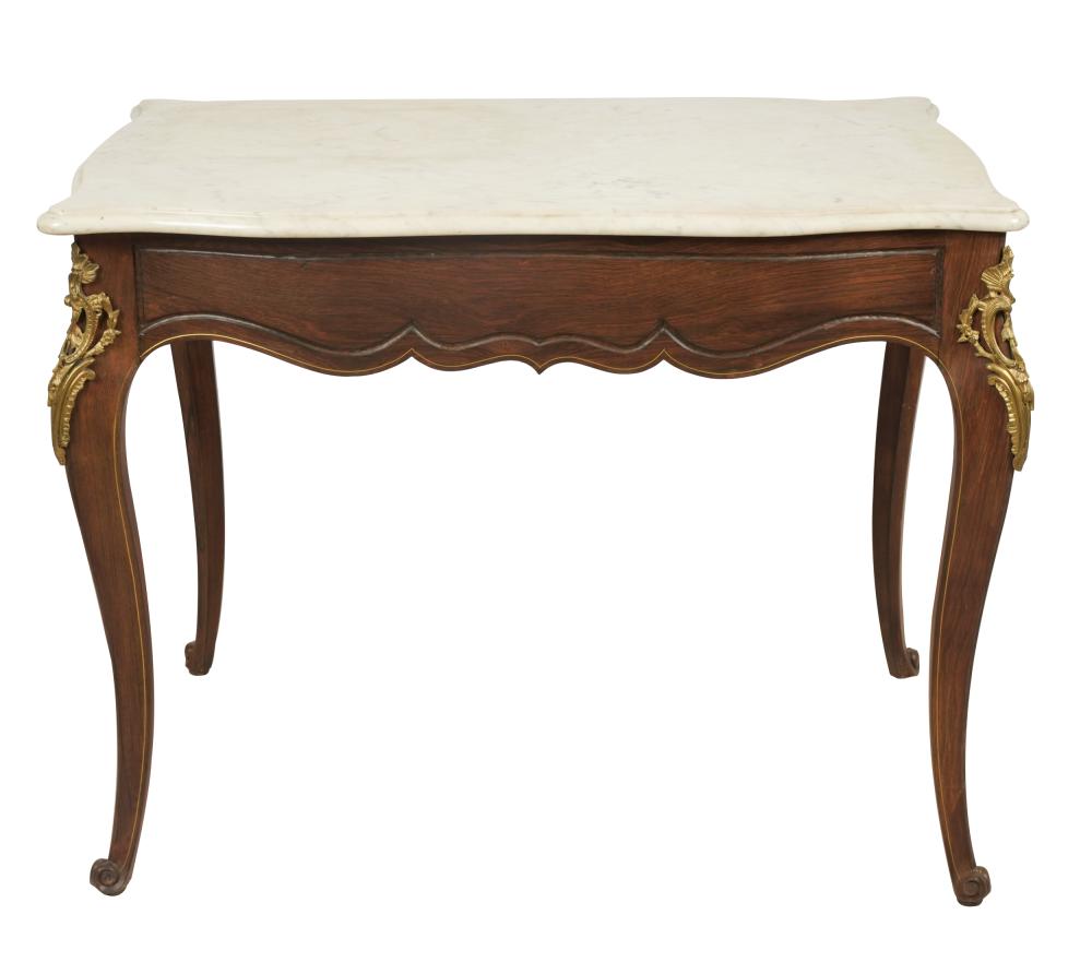 LOUIS XV STYLE MARBLE TOP SIDE 3318cb