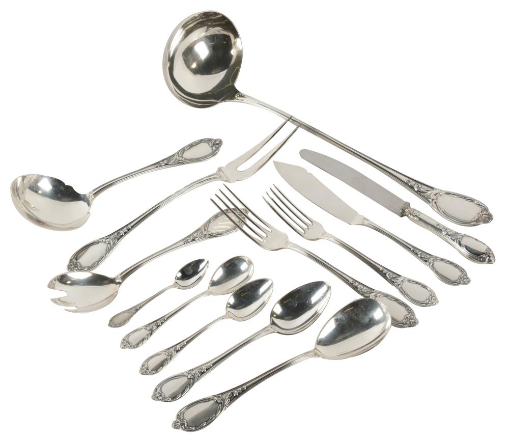 CONTINENTAL STERLING FLATWARE SERVICEmarked 331945