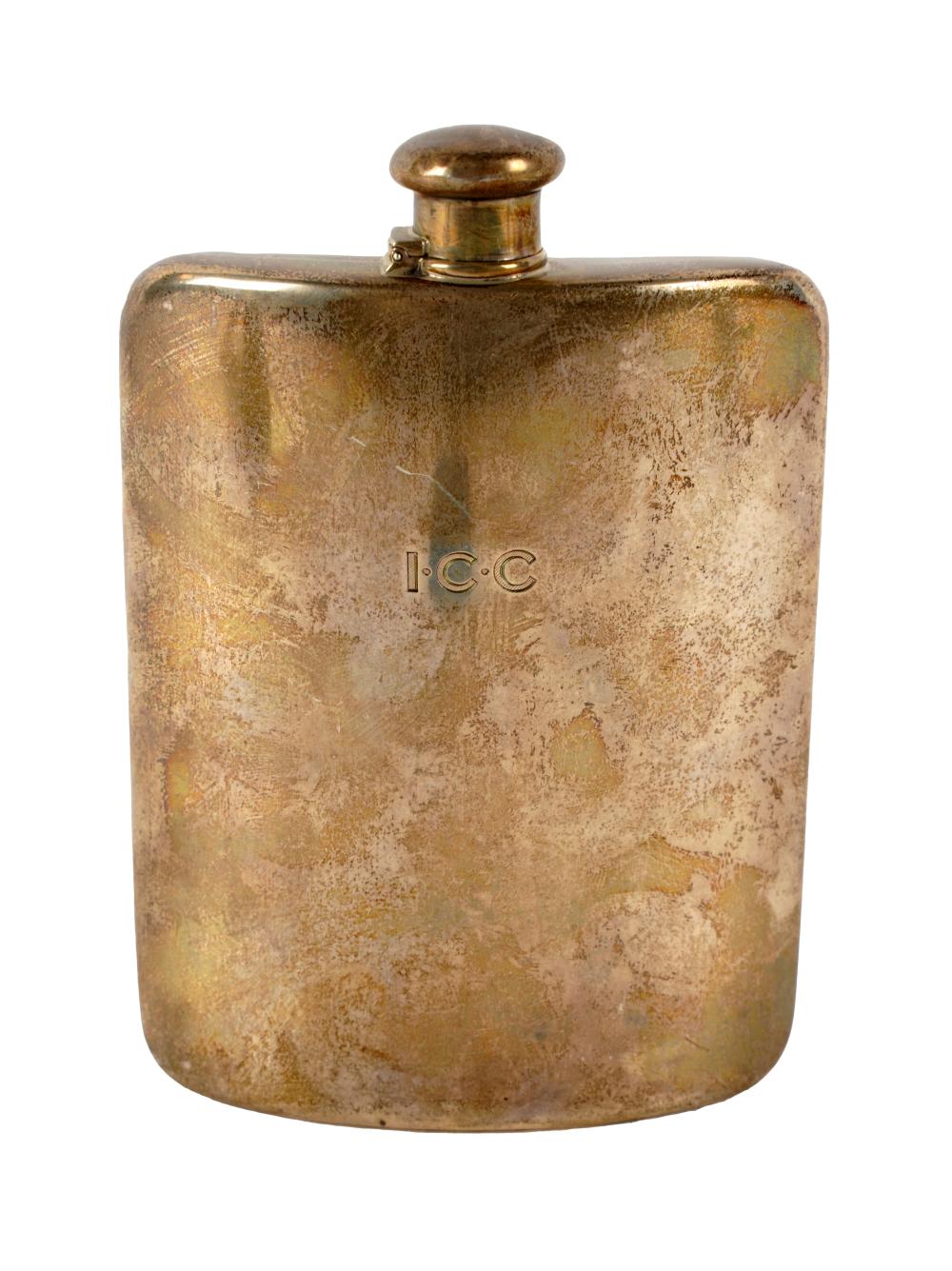 TIFFANY & CO. STERLING FLASK1907 - 1947;