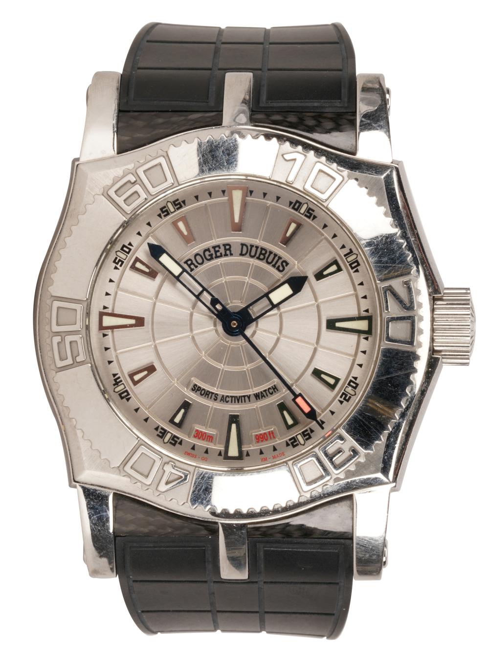 ROGER DUBUIS STAINLESS STEEL WATCHcirca