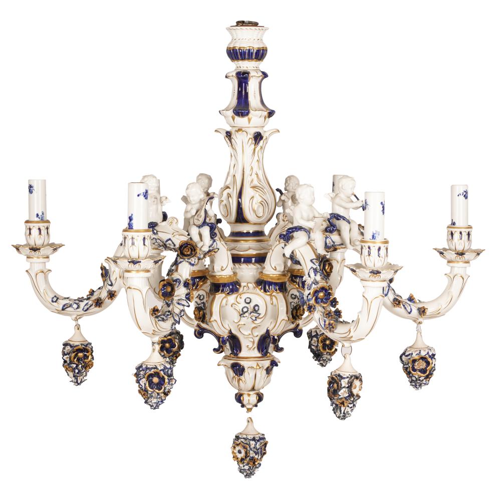 DRESDEN PORCELAIN CHANDELIERwith