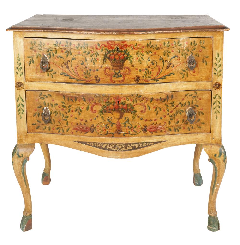 ITALIAN PAINTED COMMODEthe serpentine 3319ec