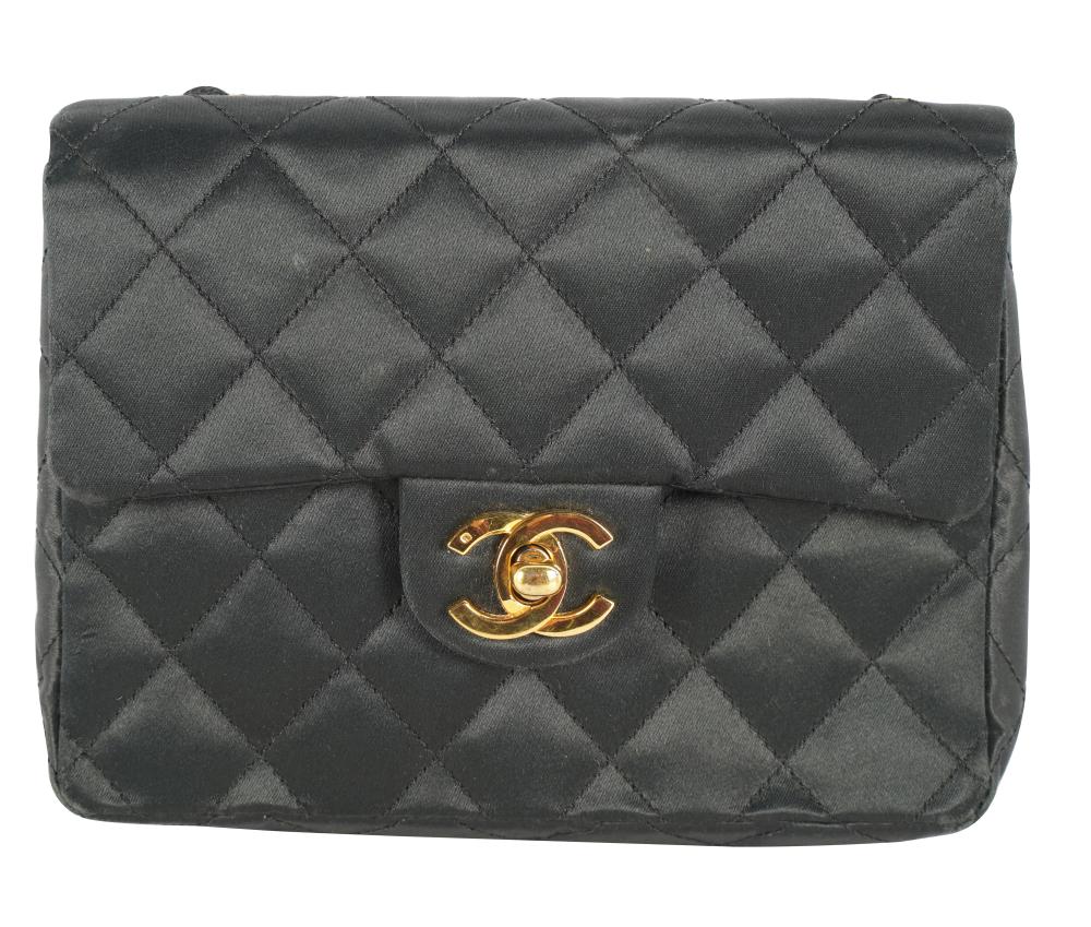 CHANEL SATIN MINI CLASSIC FLAPserial 331a14