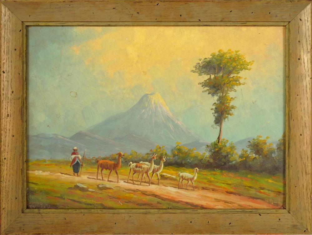 20TH CENTURY: MEXICAN LANDSCAPEoil